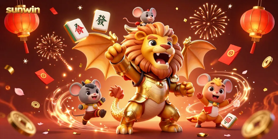 Engaging with Sunwin, players explore vibrant casino adventures amidst festive elements.