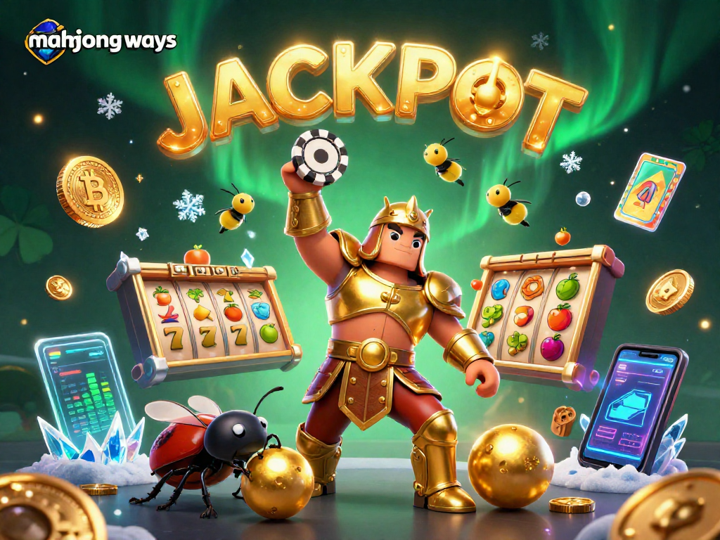 Experience thrilling mahjong ways gameplay with vibrant graphics, slot symbols, and jackpot excitement!
