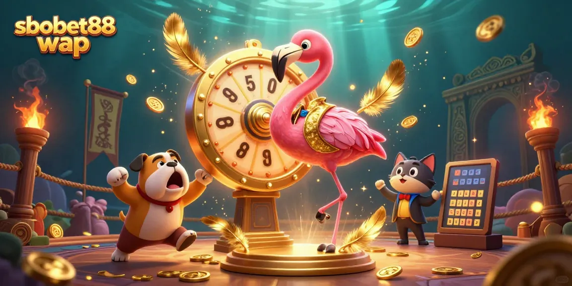 Engaging prizes await with sbobet88 wap in this thrilling casino game show illustration