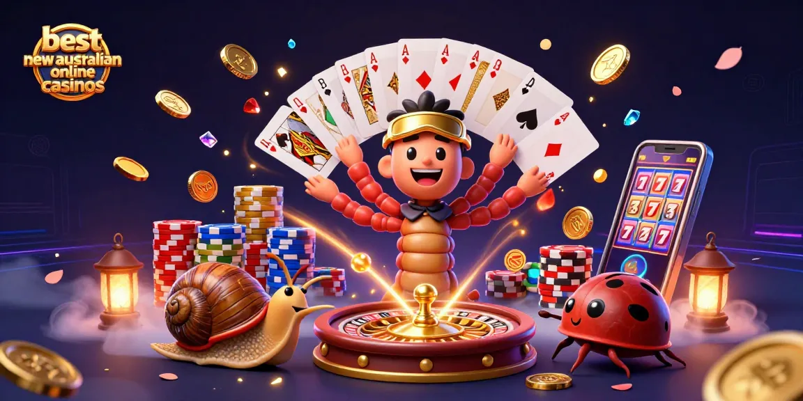 Experience the excitement of the best new australian online casinos with vibrant characters and rich betting elements.