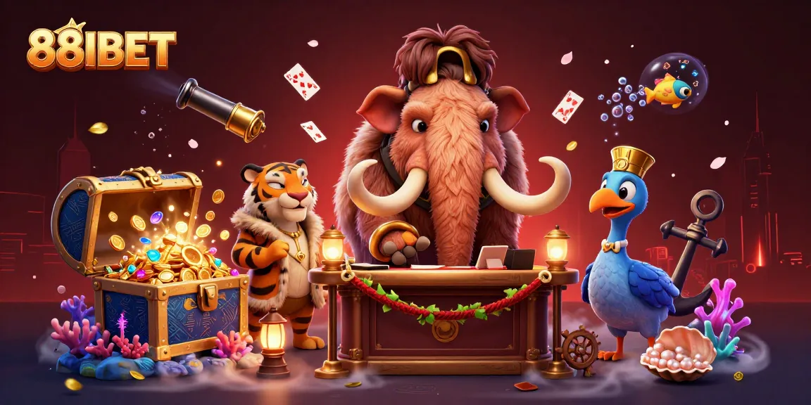 Experience thrilling moments with 88IBET as the entertaining characters check IDs in a vibrant casino scene.