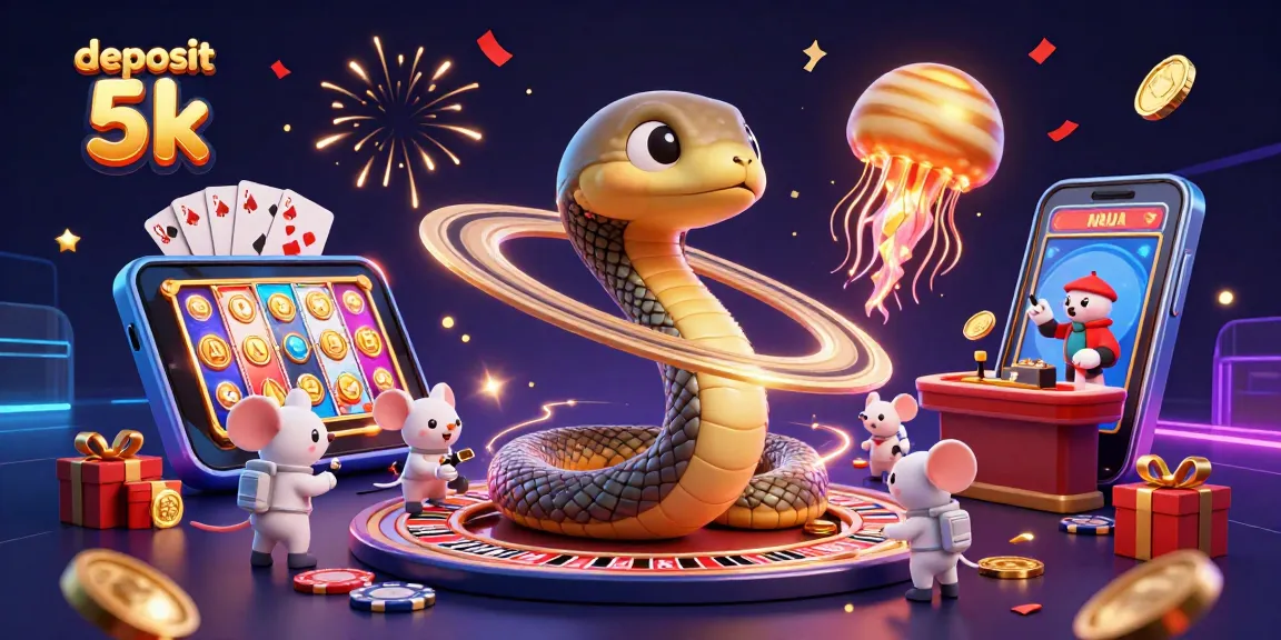 Experience exciting gaming moments with deposit 5k as tiny astronaut mice bet on a cosmic roulette wheel.