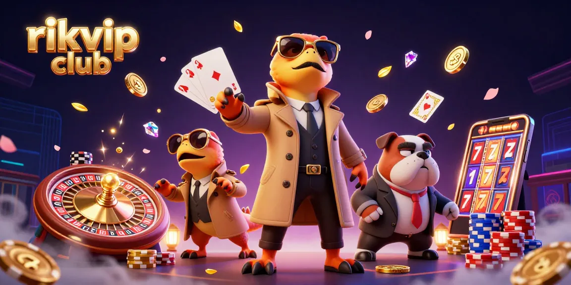 Join the excitement at the rikvip club VIP lounge where playful raptors meet casino thrills!