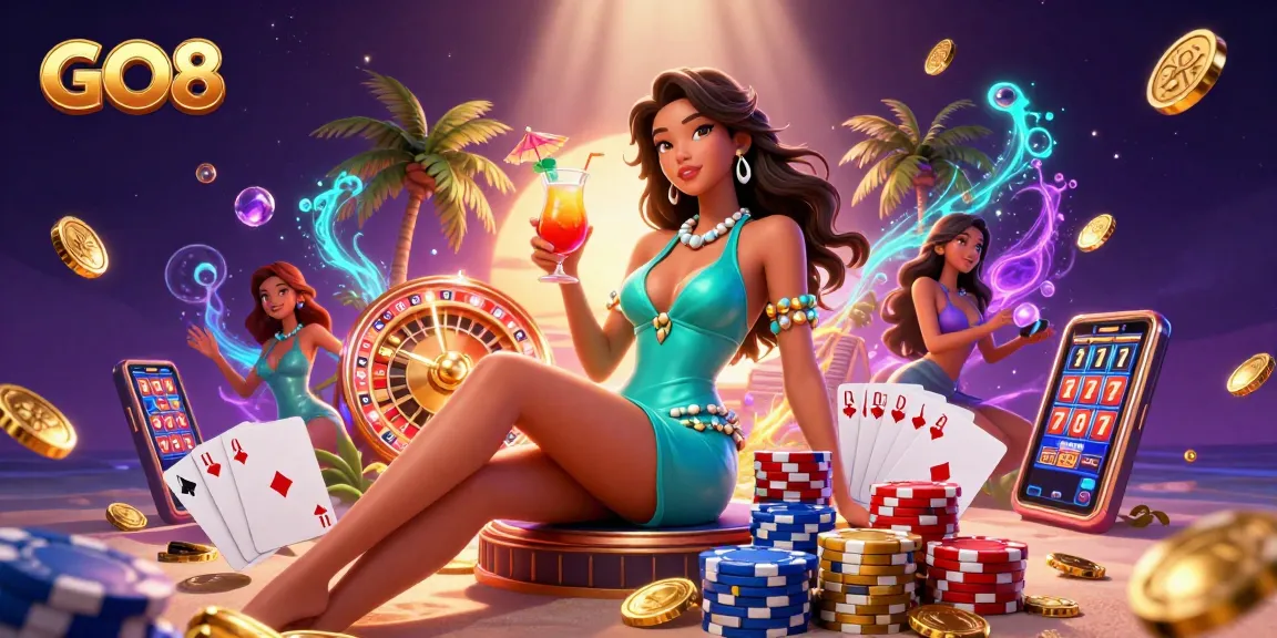 Experience GO8's vibrant online casino with dynamic games, sparkling rewards, and a tropical twist!
