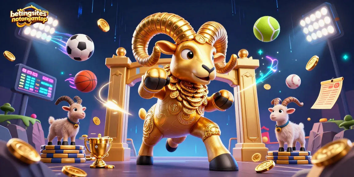 Experience thrilling betting with bettingsitesnotongamstop at our dynamic sports-themed 3D illustration!
